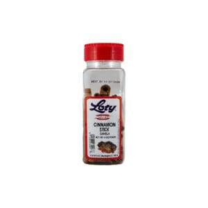 A jar of cinnamon spice is shown here.