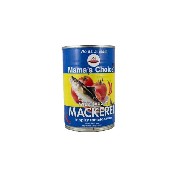 A can of mackerel fish in oil.
