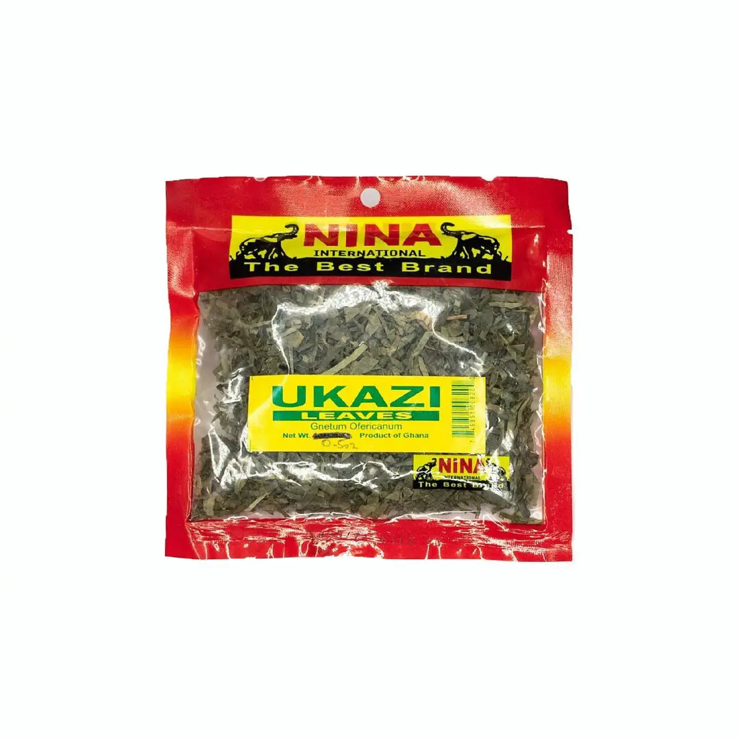 A package of ukazi seasoning is shown.