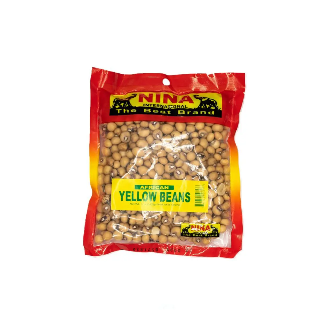 A bag of beans is shown on a white background.