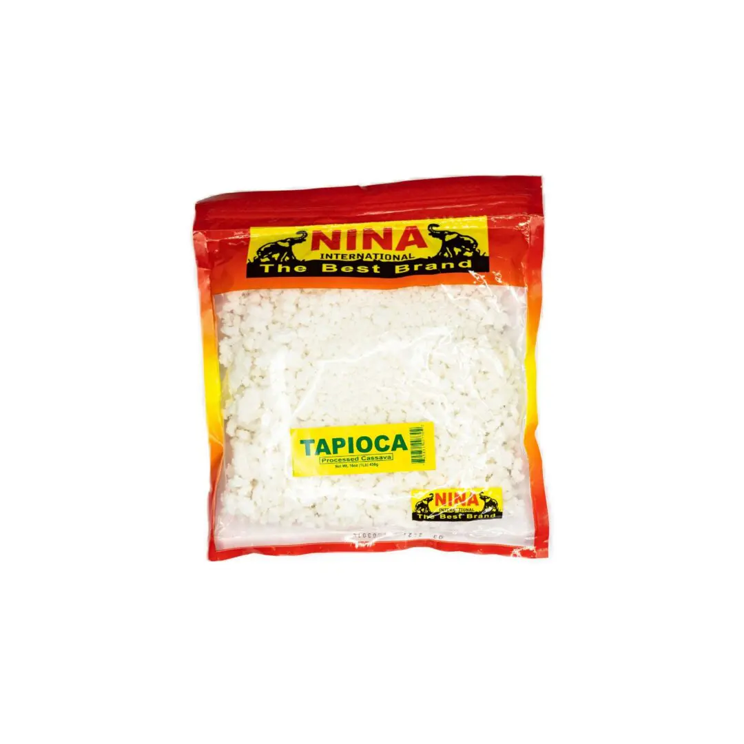 A bag of rice is shown with the name of " niña ".