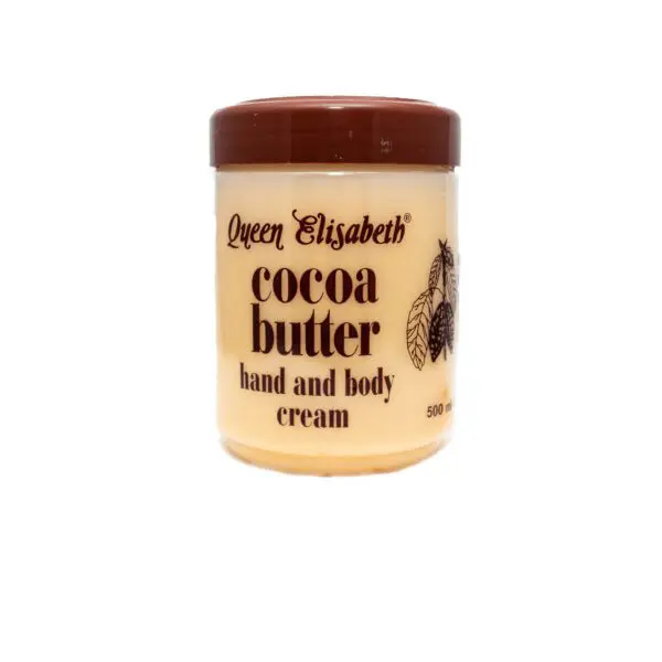 A jar of cocoa butter is shown.