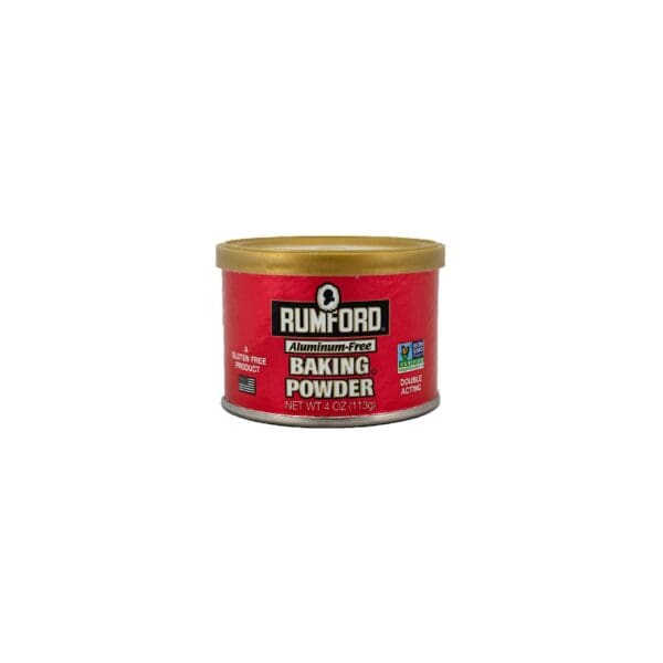 A can of rumford brand ravine powder.