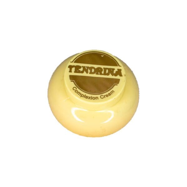 A yellow ball with the words tendria written on it.