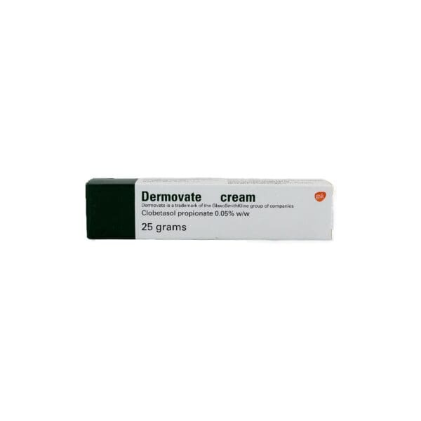 A box of dermatoxide cream is shown.