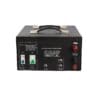 A black box with two lights and one light on top of it.