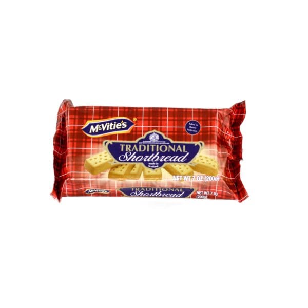 A package of traditional shortbread cookies.